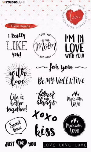 Studio light - Stamp 509 - Filled with love