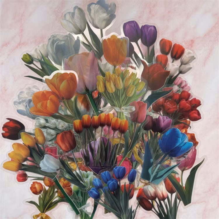 Klistermärken - Tulpaner - 25st