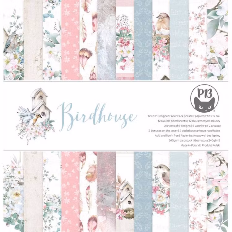 P13 Maxi Creative pad - Birdhouse (30x30cm)