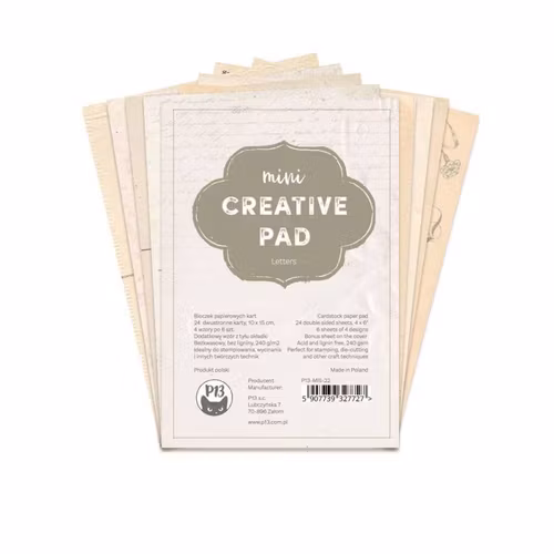 P13 Mini creative pad - Brev (10x15cm)