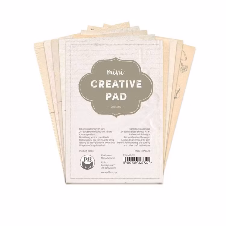 P13 Mini creative pad - Brev (10x15cm)