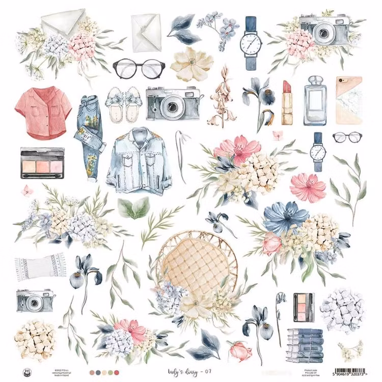 P13 - Lady´s diary 07 (30x30cm)