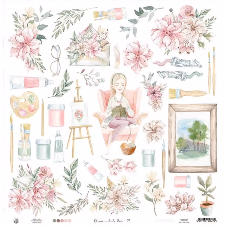 P13 - Let your creativity bloom 07 (30x30cm)