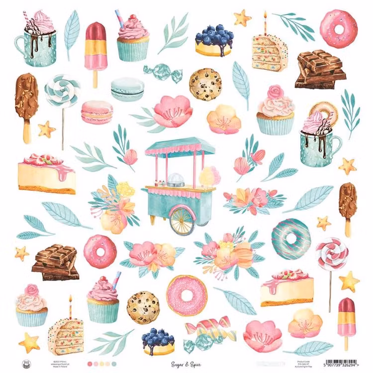 P13 - Sugar & spice 07 (30x30cm)