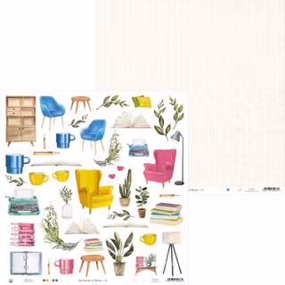 P13 - The garden of books 07 (30x30cm)