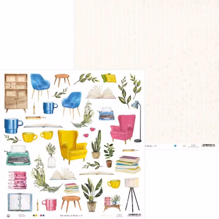 P13 - The garden of books 07 (30x30cm)