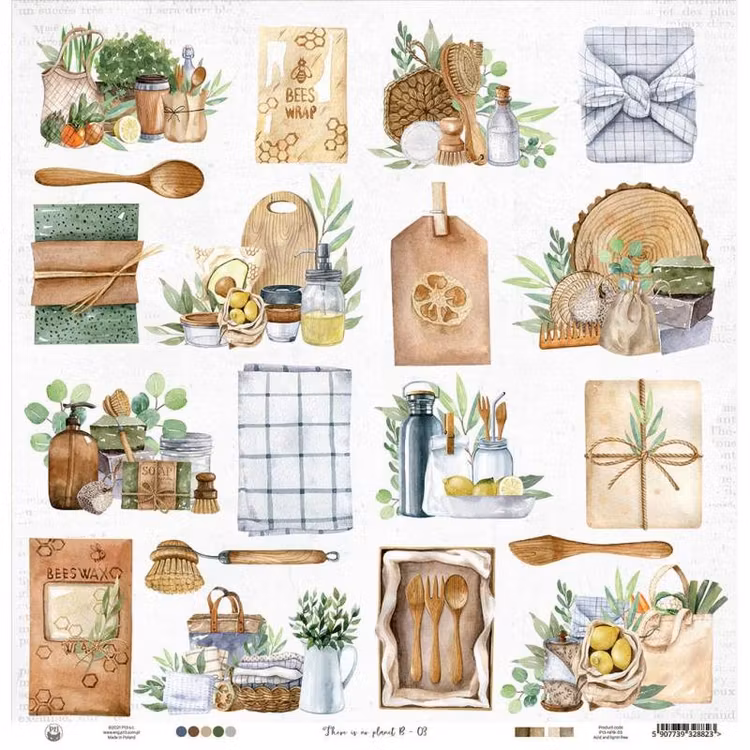 P13 - There is no planet B 03 (30x30cm)