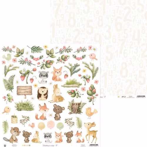 P13 - Woodland cuties 07 (30x30cm)