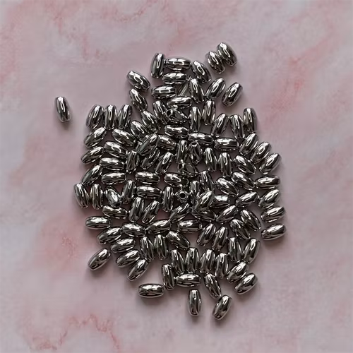 Ris-pärla, silver, 8mm - 50st