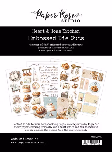 Heart & home - Embossed Die Cuts