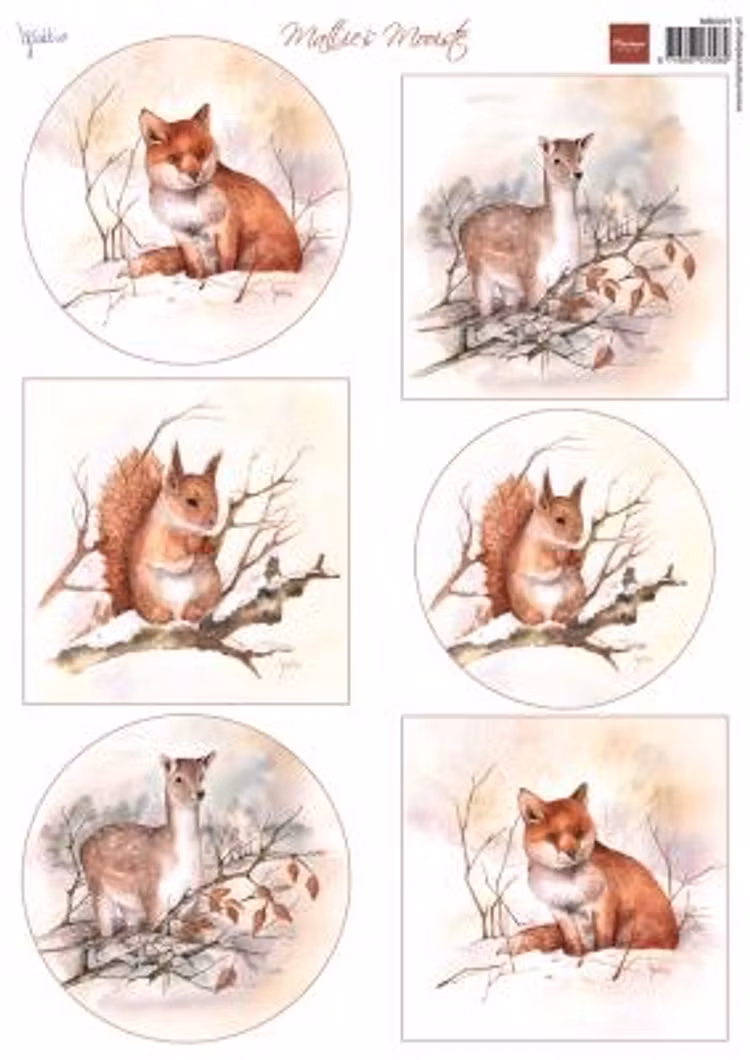 Marianne Design - MB0221 - Matties Mini's - Forest animals
