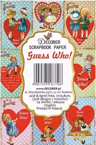 Decorer Mini - Guess who (7x10,8cm)