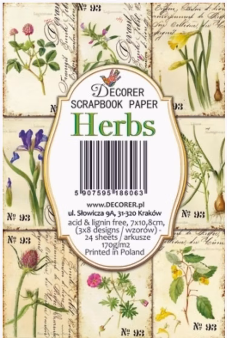 Decorer Mini - Herbs (7x10,8cm)
