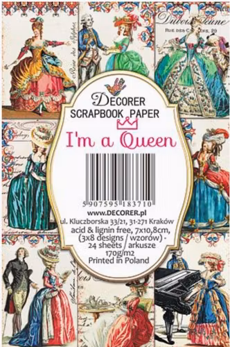 Decorer Mini - I´m a queen (7x10,8cm)