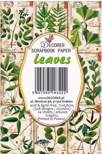 Decorer Mini - Leaves (7x10,8cm)