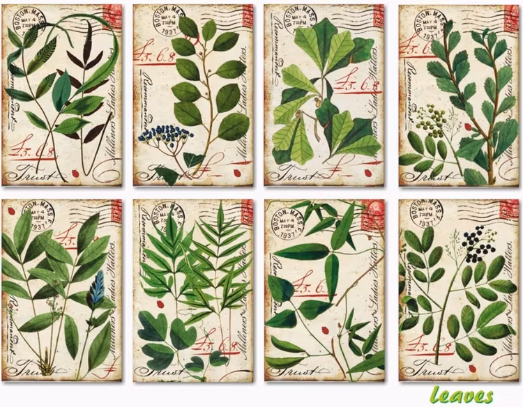 Decorer Mini - Leaves (7x10,8cm)