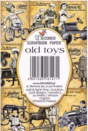 Decorer Mini - Old toys (7x10,8cm)