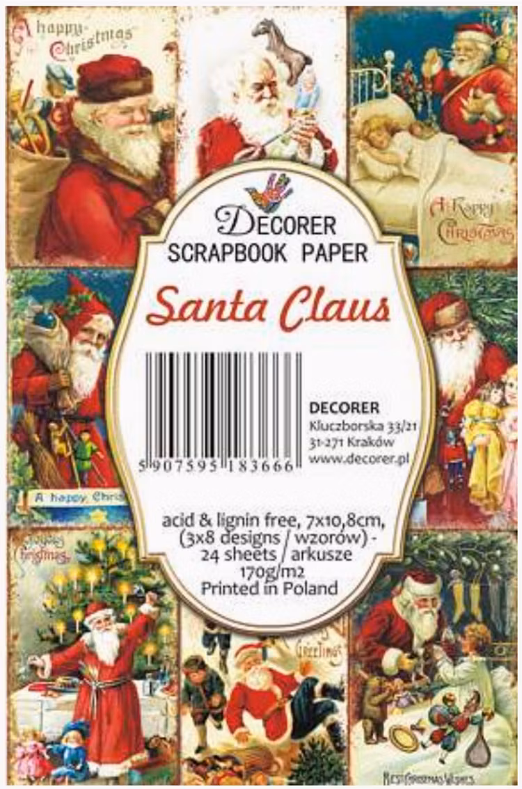 Decorer Mini - Santa claus 1 (7x10,8cm)