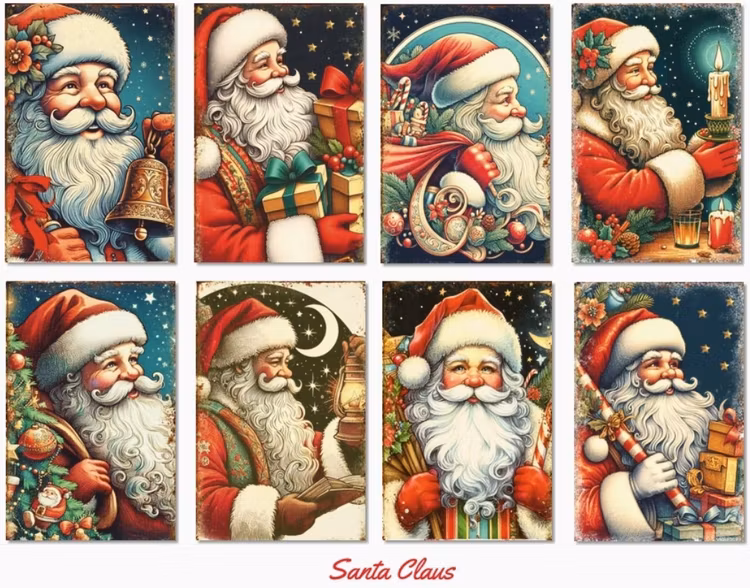 Decorer Mini - Santa claus 2 (7x10,8cm)