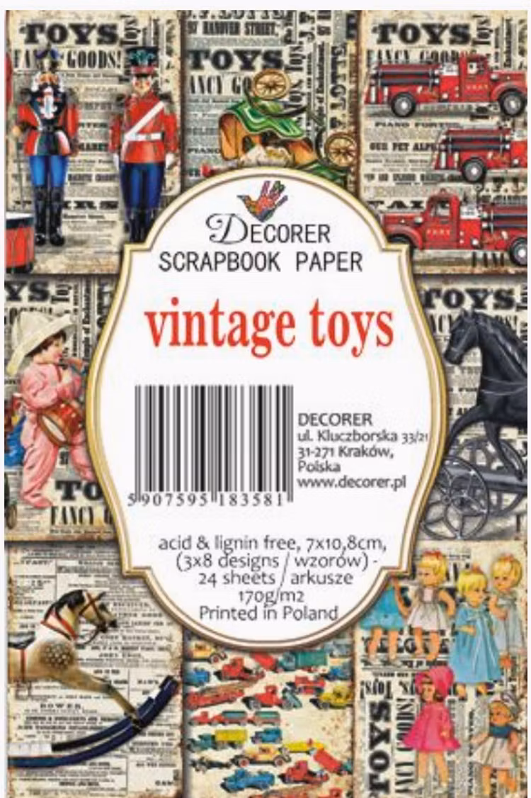 Decorer Mini - Vintage toys (7x10,8cm)