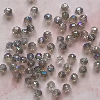 Glas, 6mm, irisiderande - 50st
