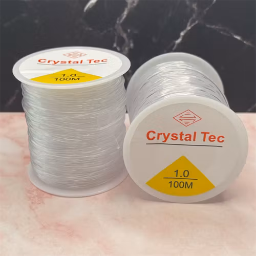Elastisk tråd, 1mm x 100m