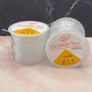 Elastisk tråd, 1,5mm x 100m