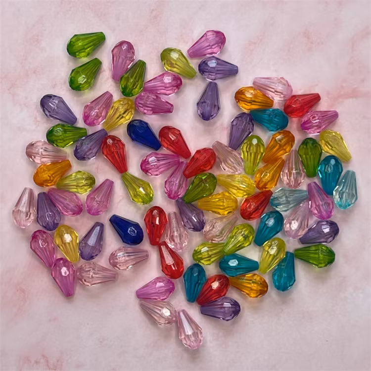Droppe, mix, 8x13mm - 50st