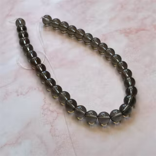 Ehawa - Glas, rund, klar brun, 10mm