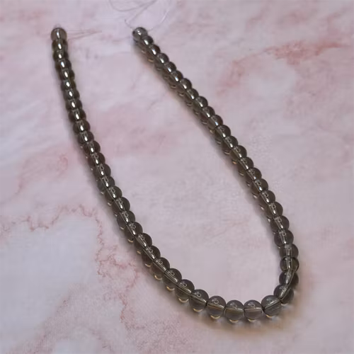 Ehawa - Glas, rund, klar brun, 6mm