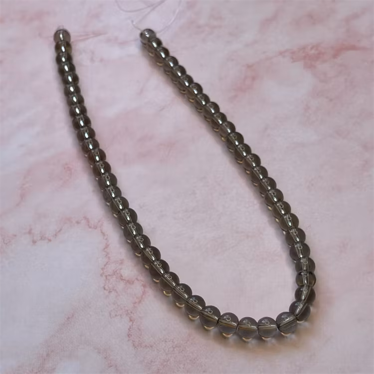 Ehawa - Glas, rund, klar brun, 6mm