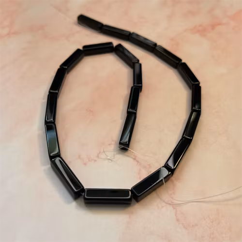 Ehawa - Glas, rektangulär, svart, 5x20mm