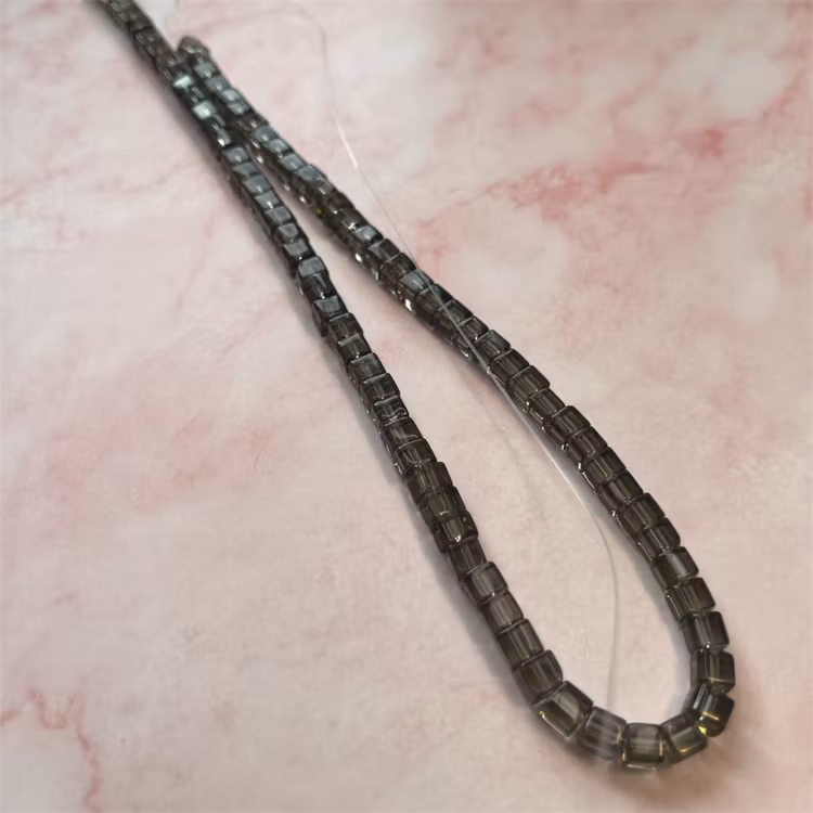 Ehawa - Glas, kub, klar brun, 4mm