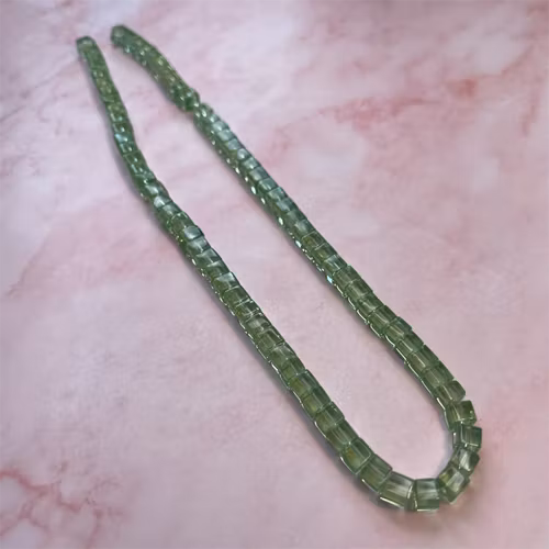Ehawa - Glas, kub, klar ljusgrön, 4mm