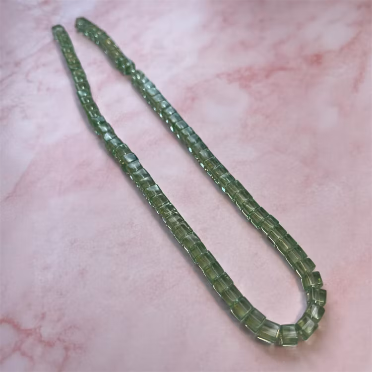 Ehawa - Glas, kub, klar ljusgrön, 4mm