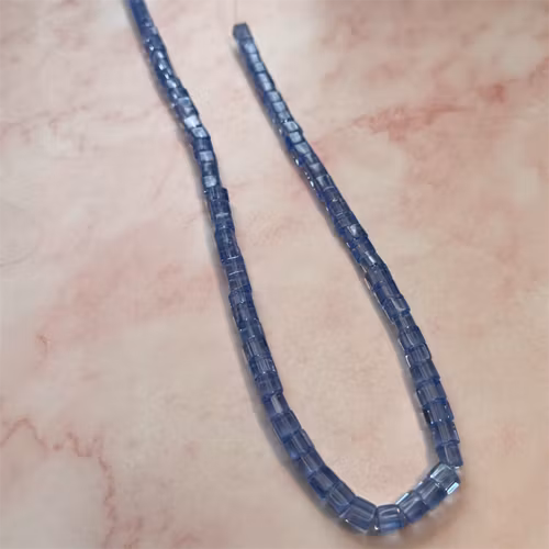 Ehawa - Glas, kub, klar ljusblå, 4mm