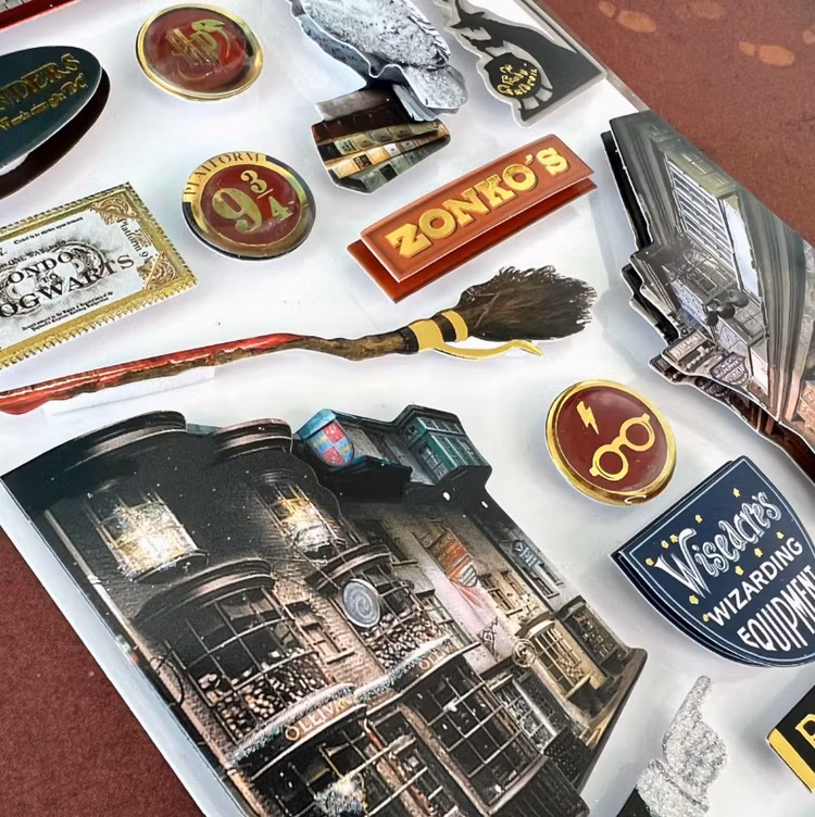 Harry Potter, 3D-Stickers, Diagon Alley - STDM0336