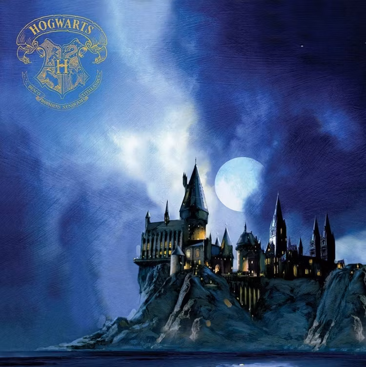 Harry Potter - Papper 12x12 - Hogwarts at night - PGL2046