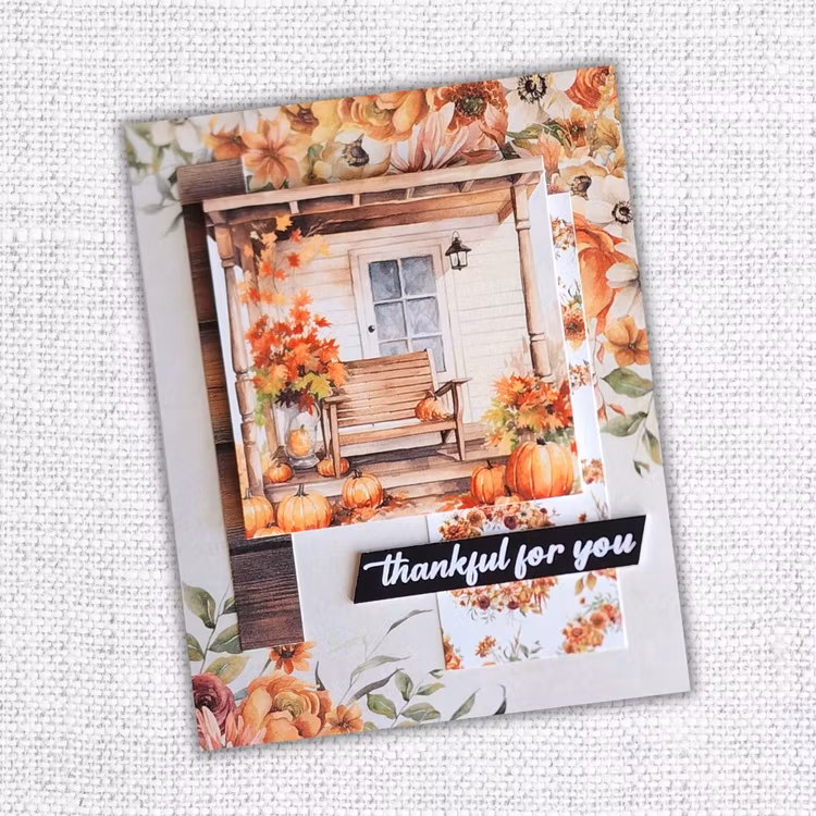 Autumn florals - 6x6