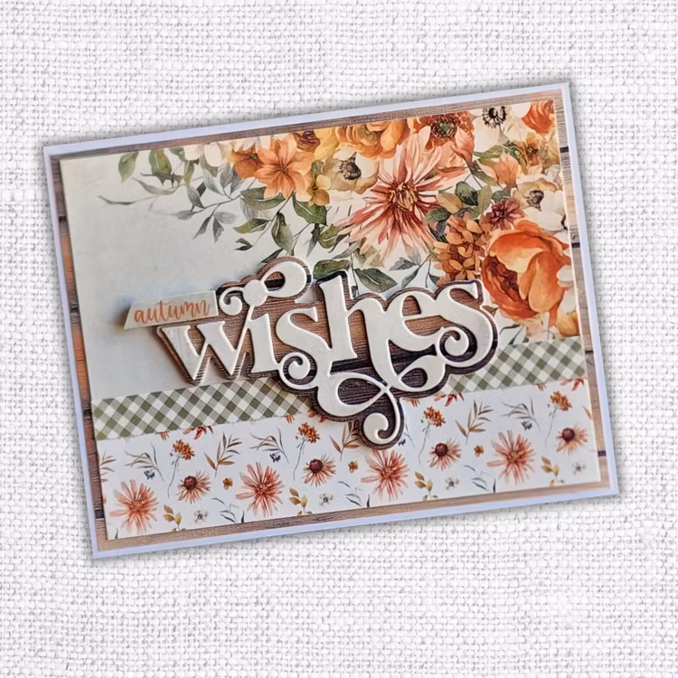 Autumn florals - 6x6