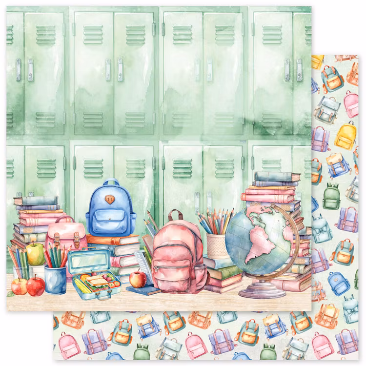Paper Rose Studio - School days - 6x6