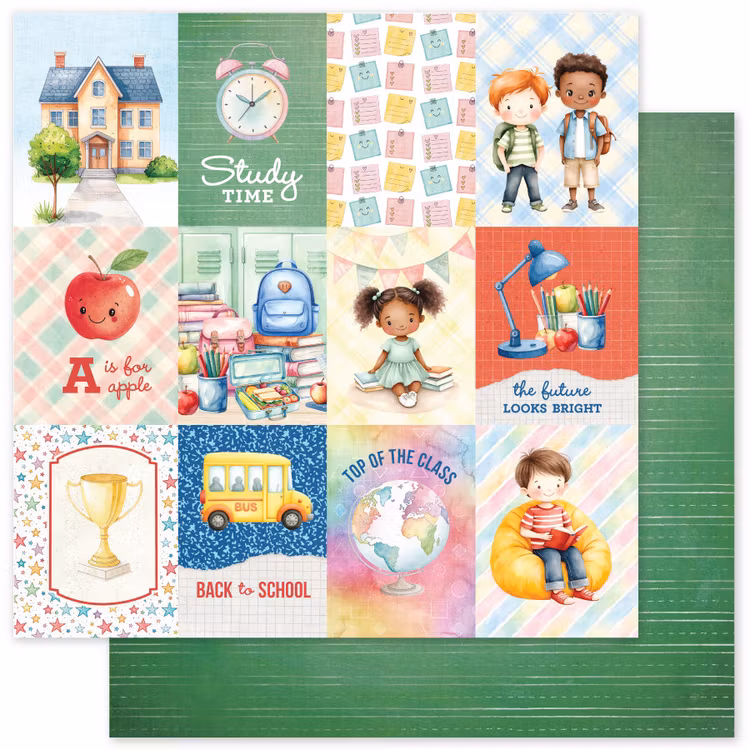 Paper Rose Studio - School days - 6x6