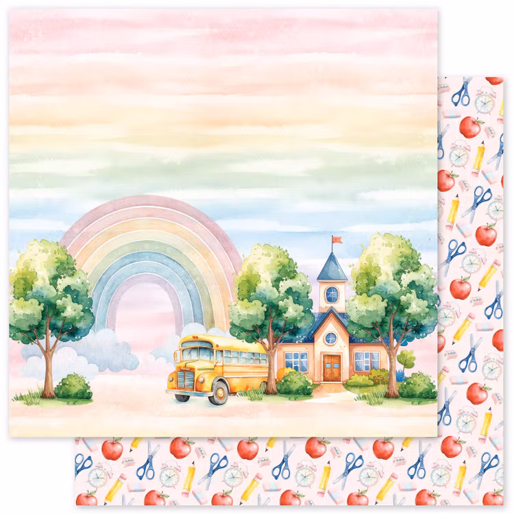Paper Rose Studio - School days - 6x6