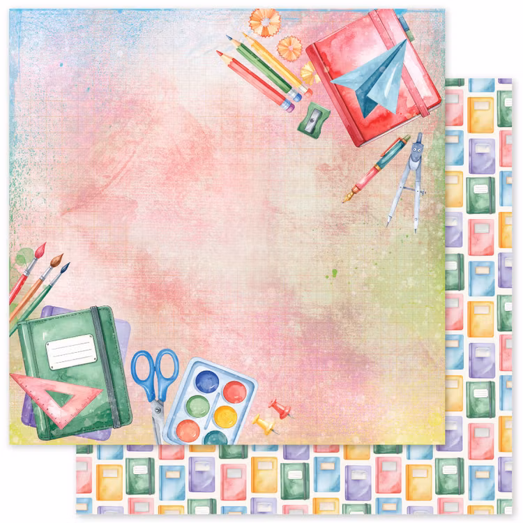 Paper Rose Studio - School days - 6x6