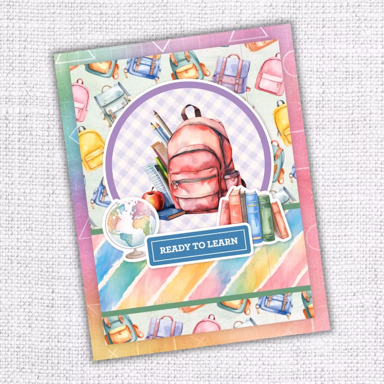 Paper Rose Studio - School days - 6x6