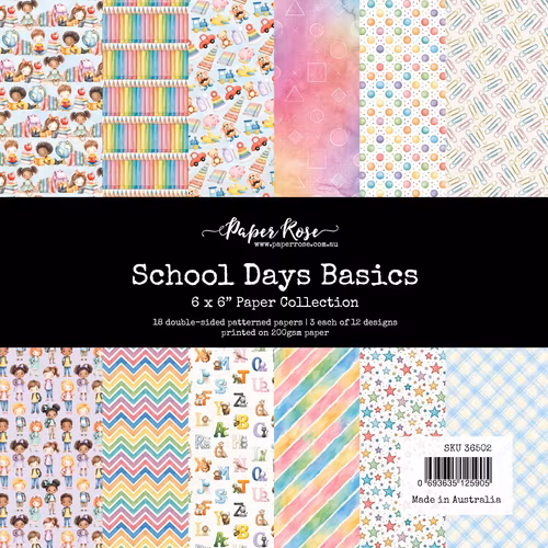 Paper Rose Studio - School days basics - 6x6