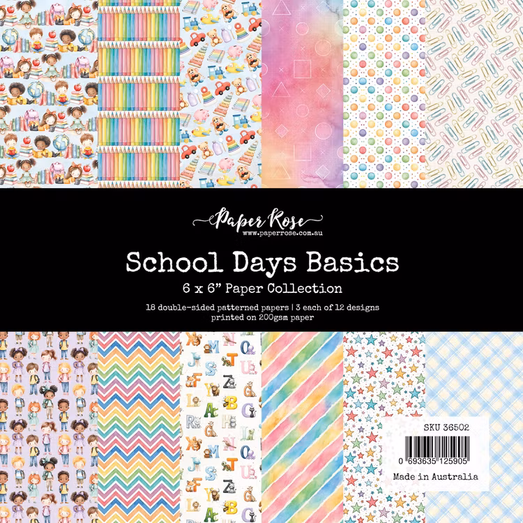 Paper Rose Studio - School days basics - 6x6