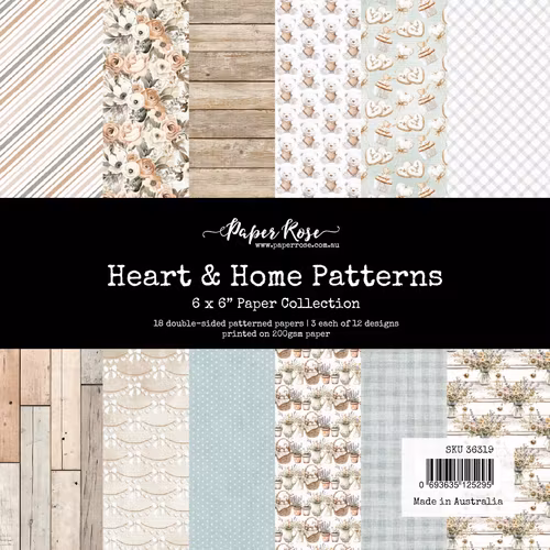 Paper Rose Studio - Heart & home Patterns - 6x6