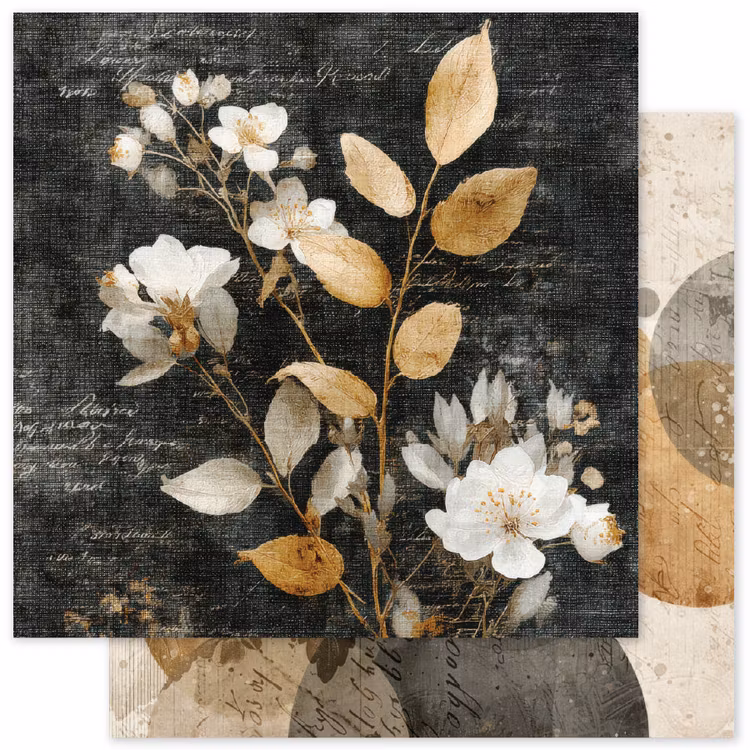 Paper Rose Studio - Ink & ivory - 6x6