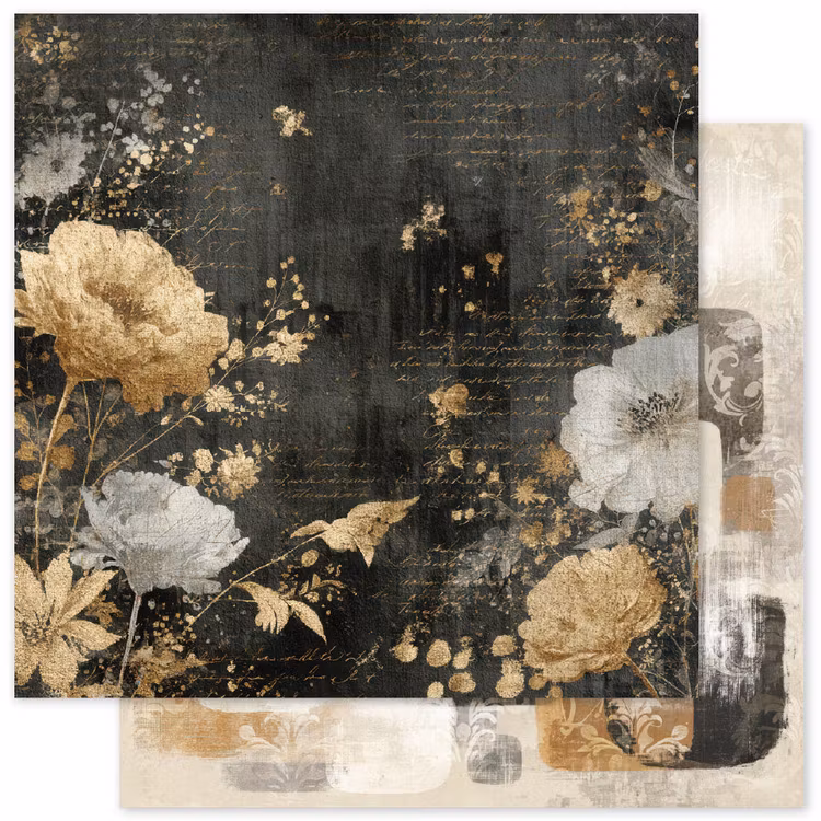 Paper Rose Studio - Ink & ivory - 6x6